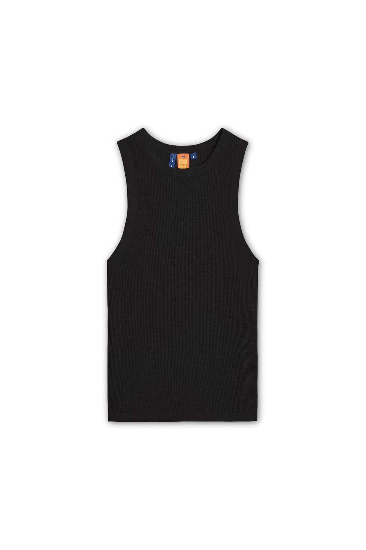 NONAME RIBBED HIGH NECK TANK