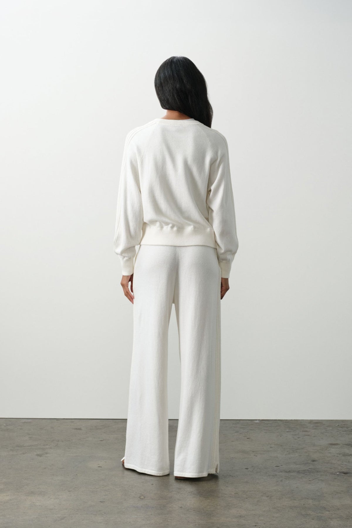 KATIE COTTON CASHMERE CREWNECK