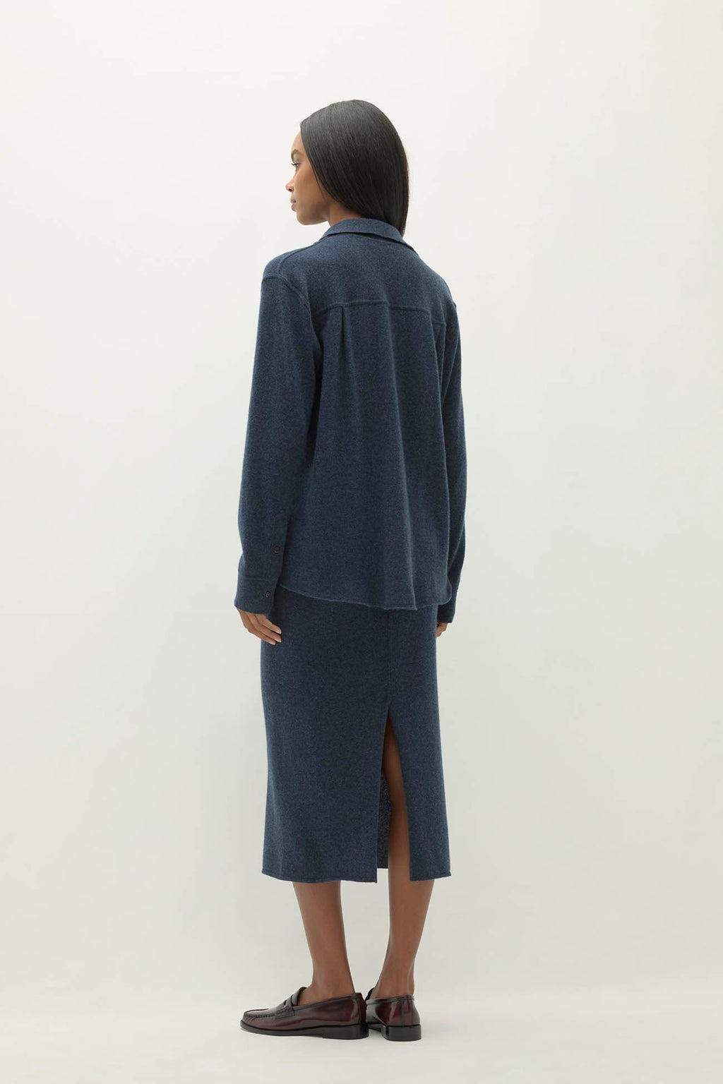 CATANIA DENIM CASHMERE SHIRT