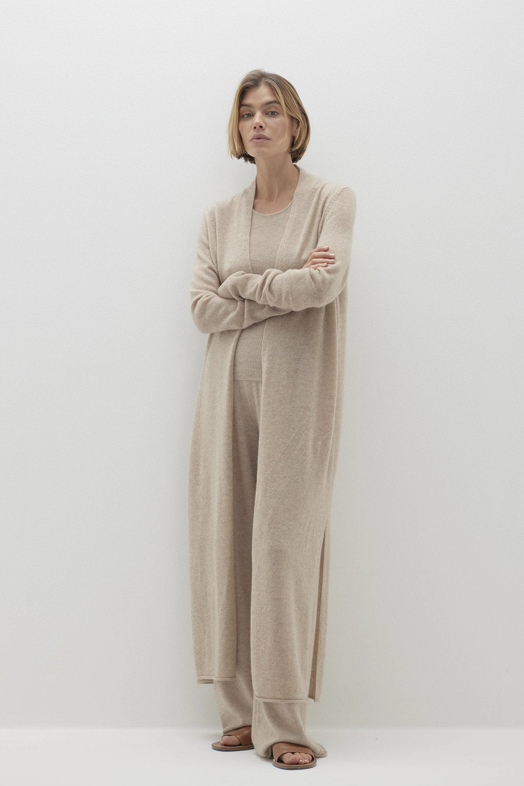 FAYE LONGLINE CASHMERE CARDIGAN