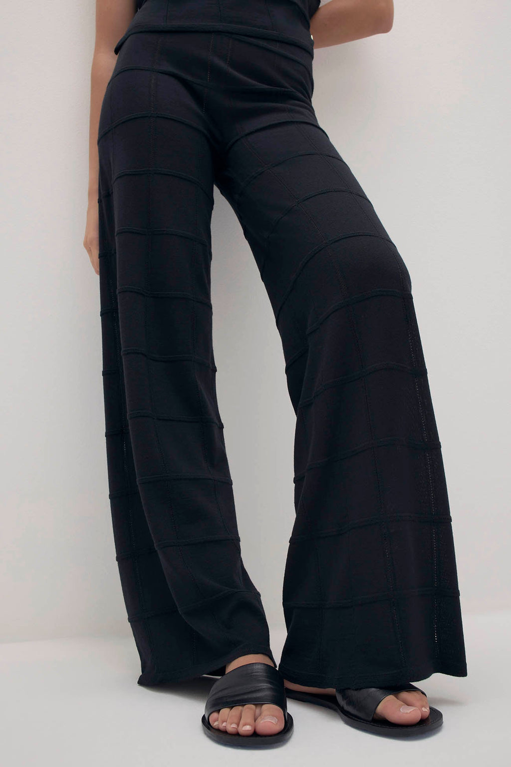 AMALFI MERINO BLEND WIDE-LEG PANT