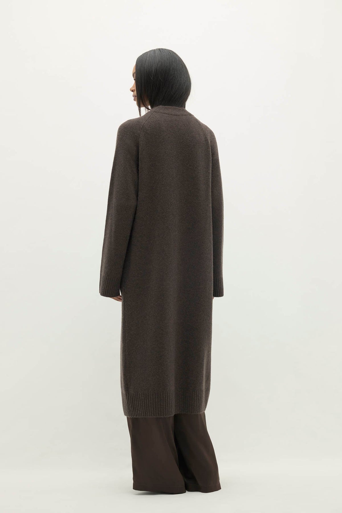 MAKENA LONGLINE CASHMERE CARDIGAN