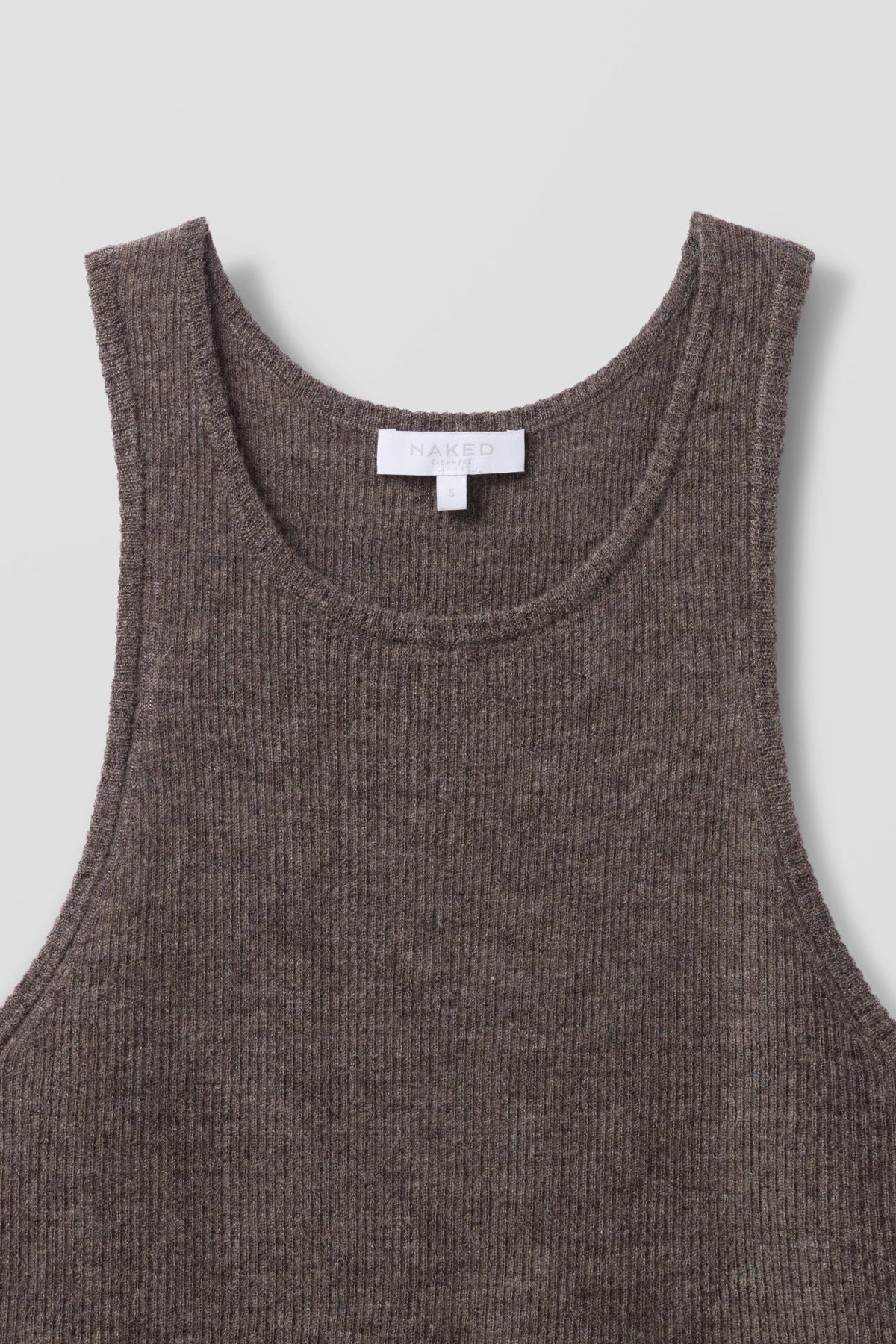 CAROLINA CREWNECK CASHMERE TANK