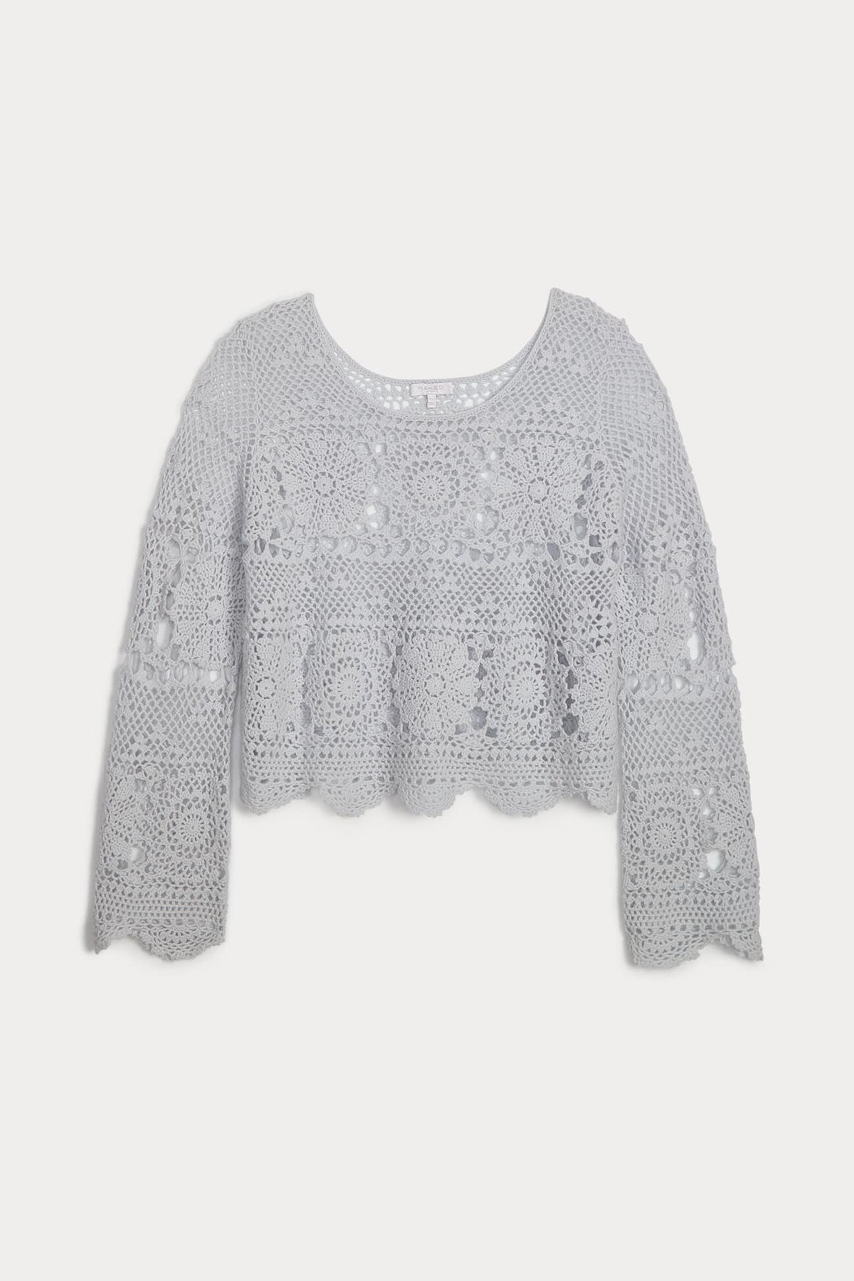 BRIA CROCHET CREWNECK