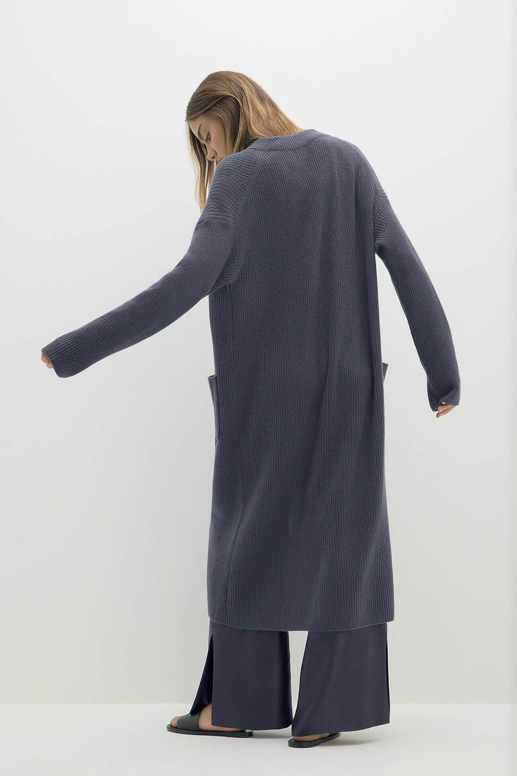 ALISE LONGLINE CASHMERE CARDIGAN