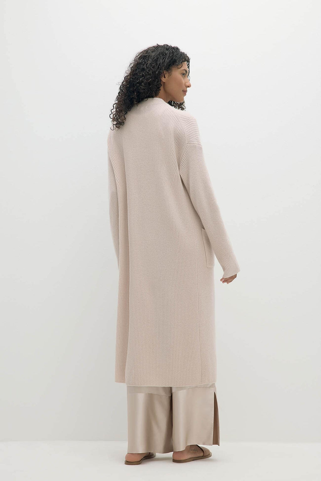 ALISE LONGLINE CASHMERE CARDIGAN