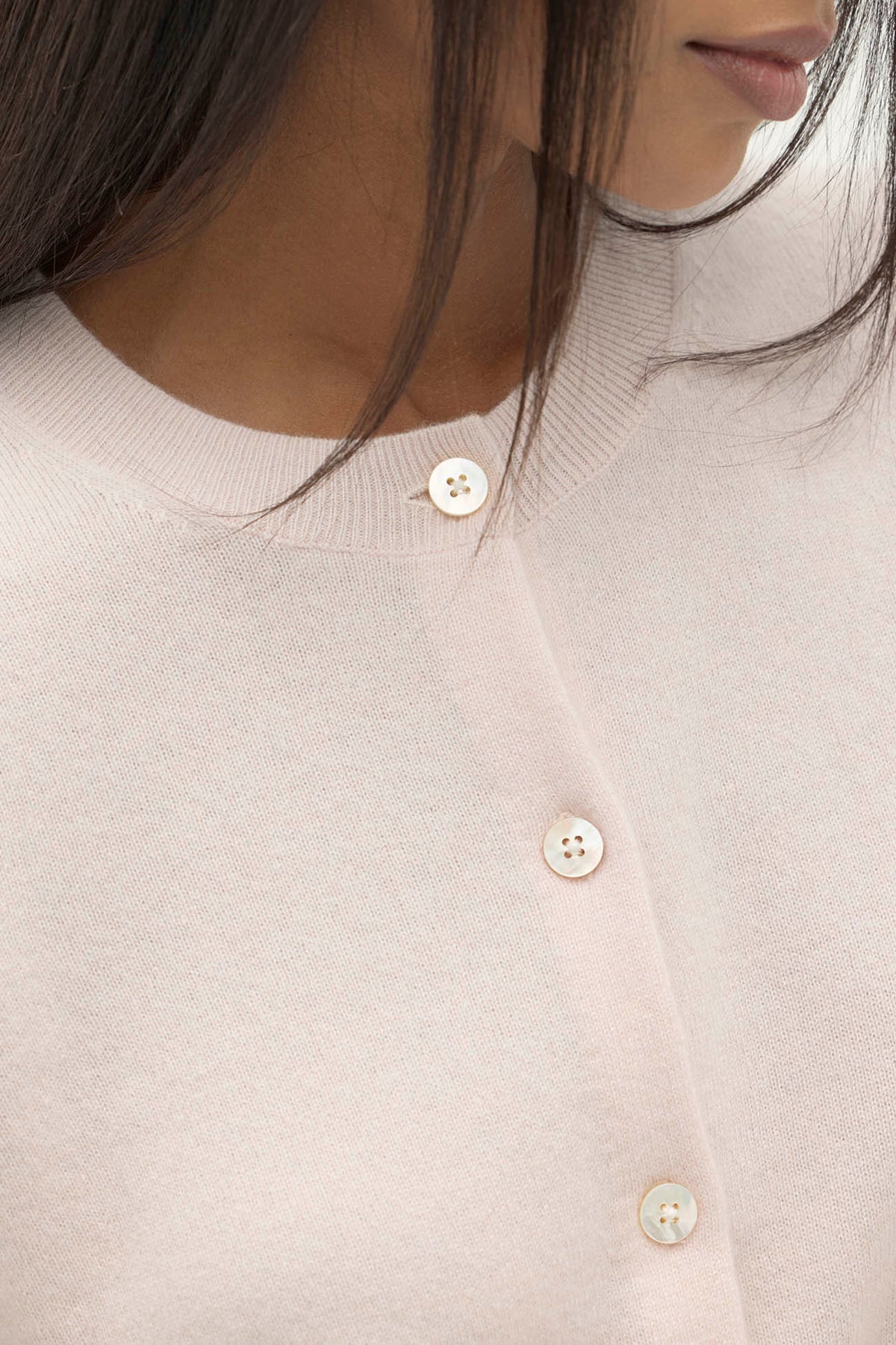 JAYLA BUTTON-UP CASHMERE CARDIGAN