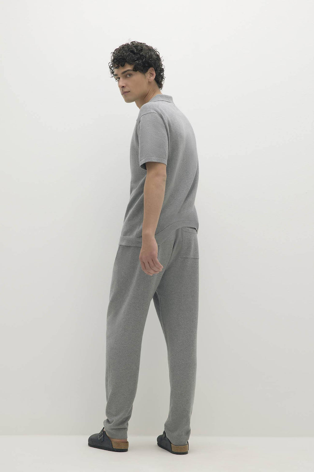 MATTEO COTTON CASHMERE BUTTON-UP SHIRT
