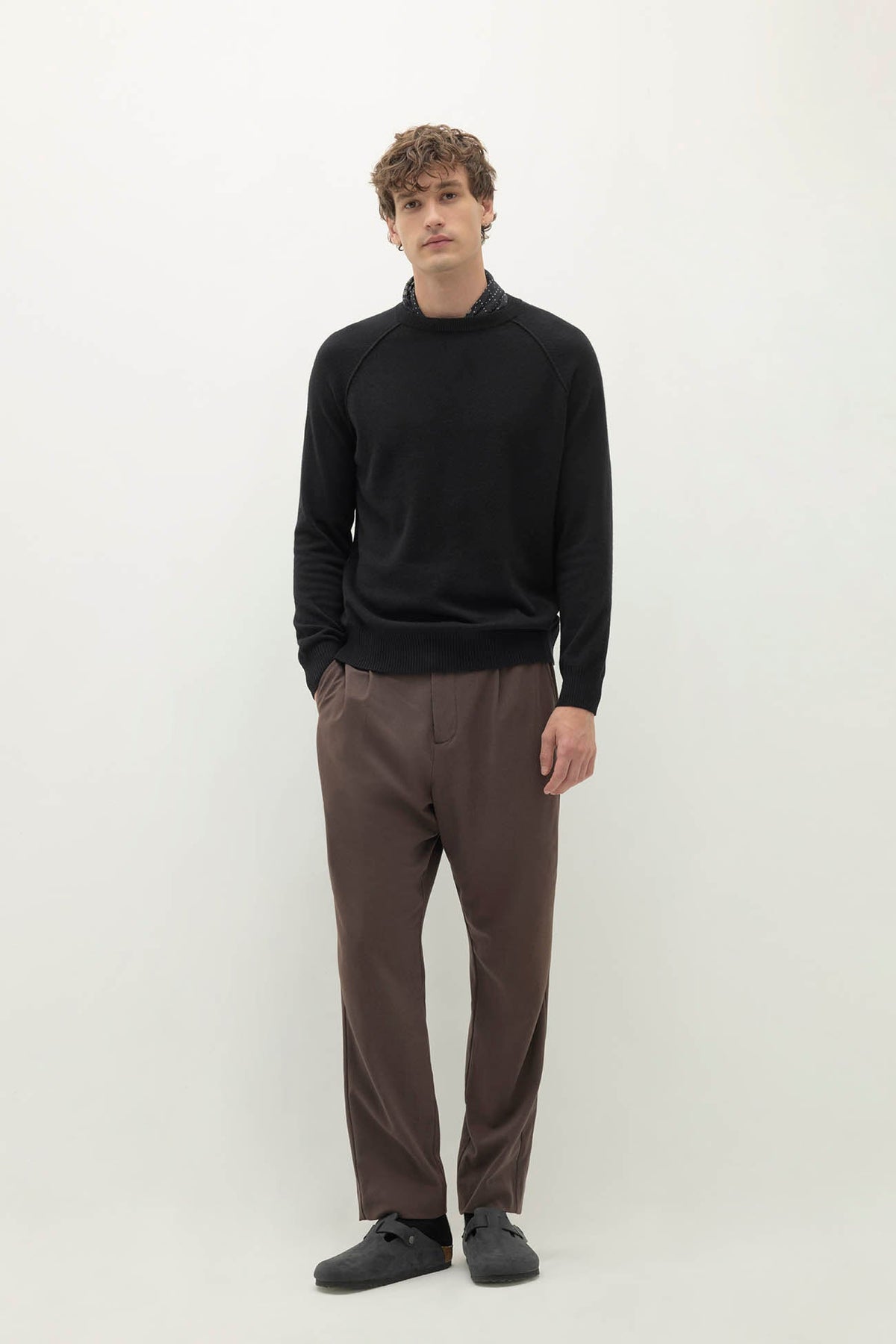 LORENZO CASHMERE CREWNECK