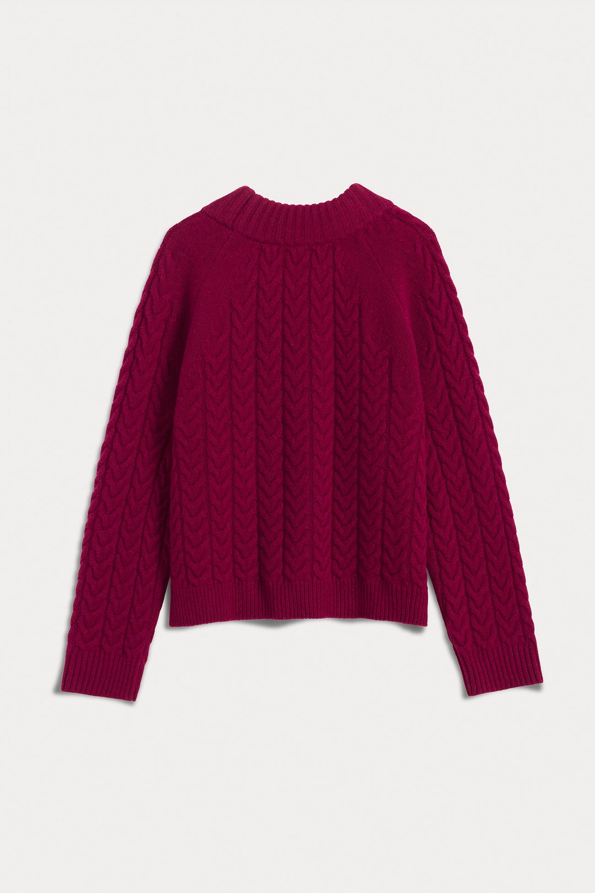 BAILEY CABLEKNIT MOCK NECK
