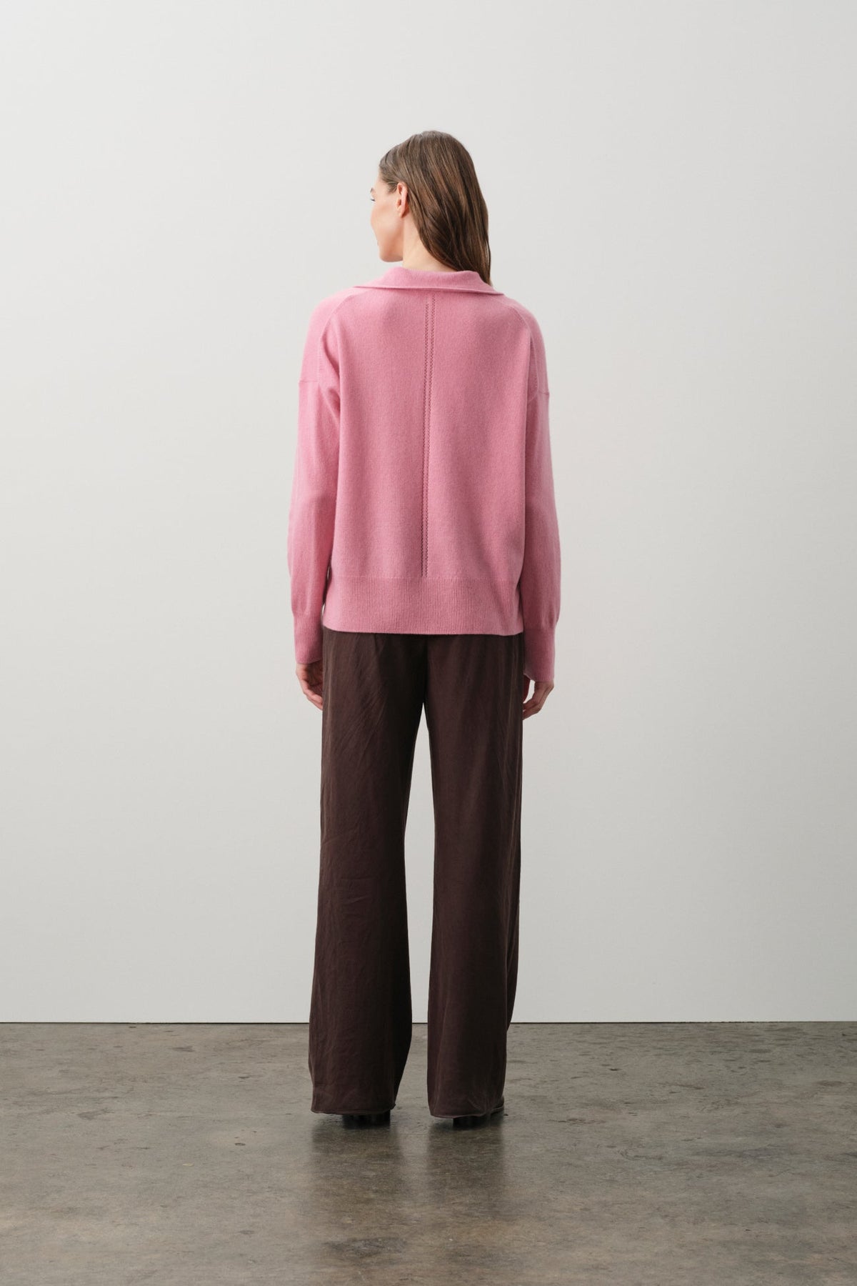 IMOGEN FEATHERWEIGHT CASHMERE POLO