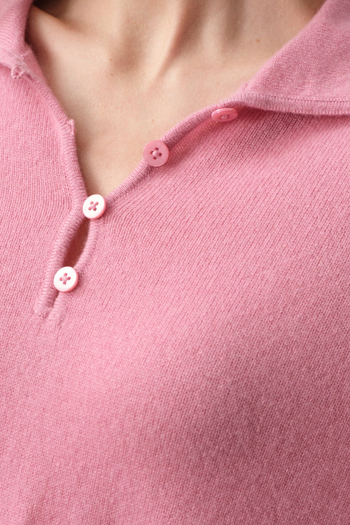 IMOGEN FEATHERWEIGHT CASHMERE POLO