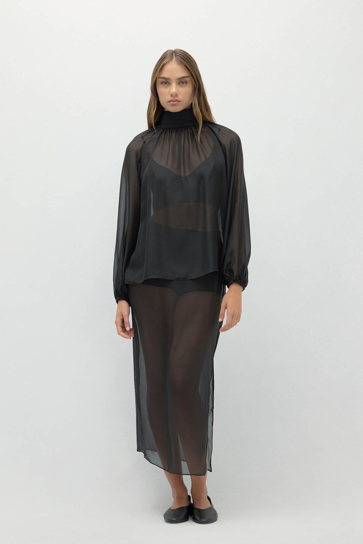 AMARA SILK ORGANZA BLOUSE