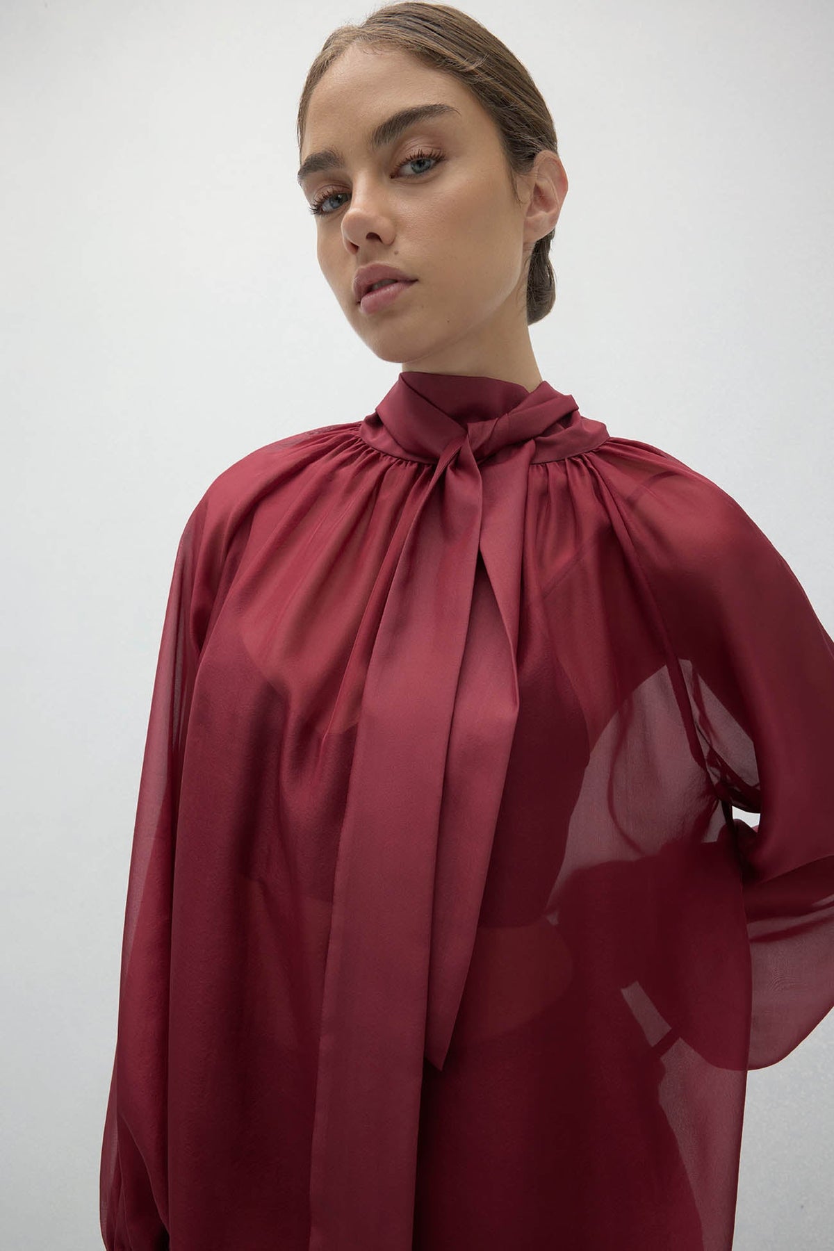 AMARA SILK ORGANZA BLOUSE