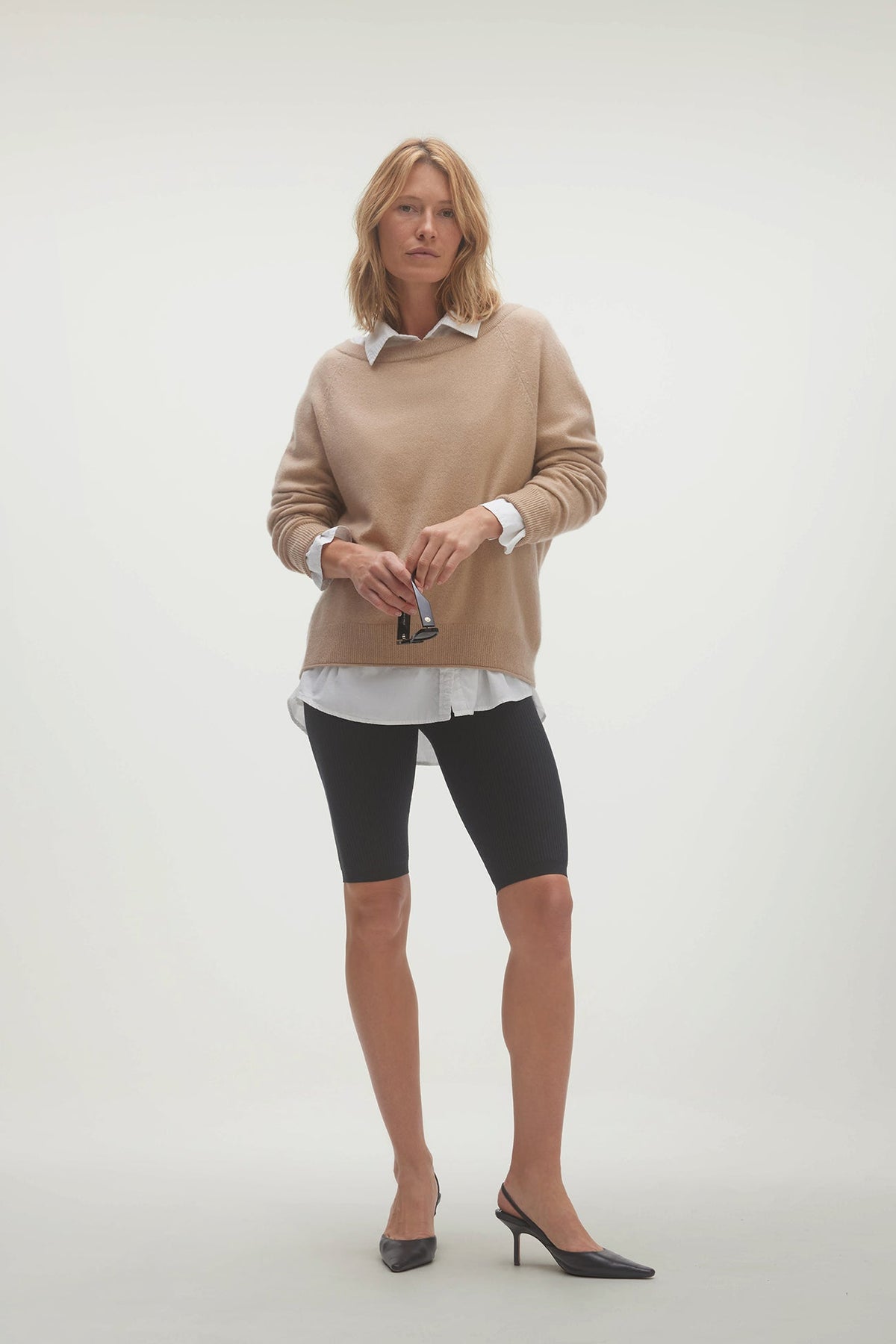 AZALEA CASHMERE OFF THE SHOULDER SWEATER