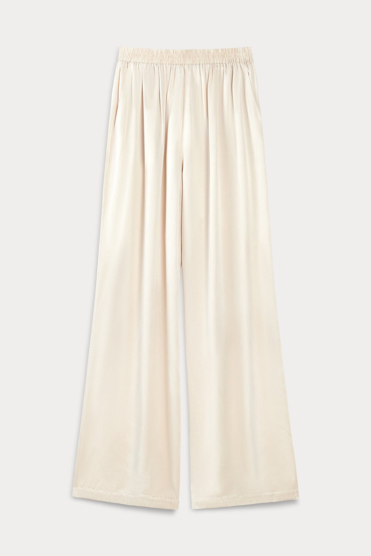 EVAN SILK WIDE LEG PANT | 33" INSEAM